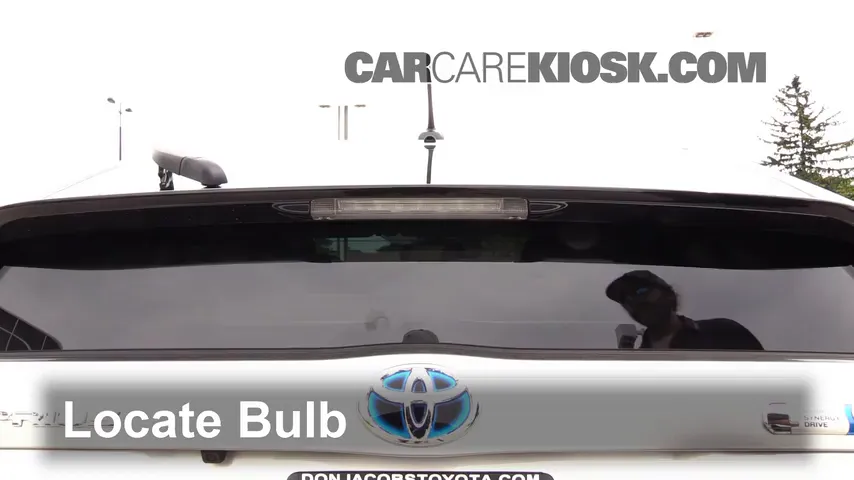2013 Toyota Prius Plug-In 1.8L 4 Cyl. Lights Center Brake Light (replace bulb)